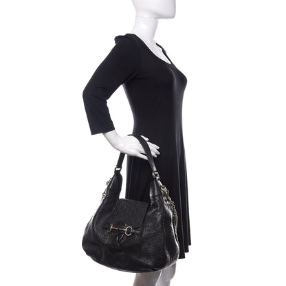 Gucci Guccissima Medium Emily Hobo Black 2 of 19
