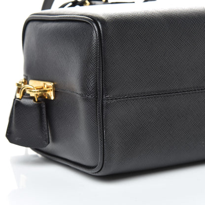 Prada Saffiano Lux Bauletto Black 9 of 12