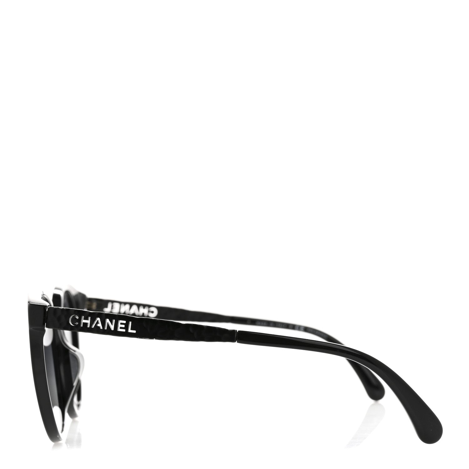 Chanel Acetate Metal Polarized Pantos Sunglasses 5440-A Black 3 of 9