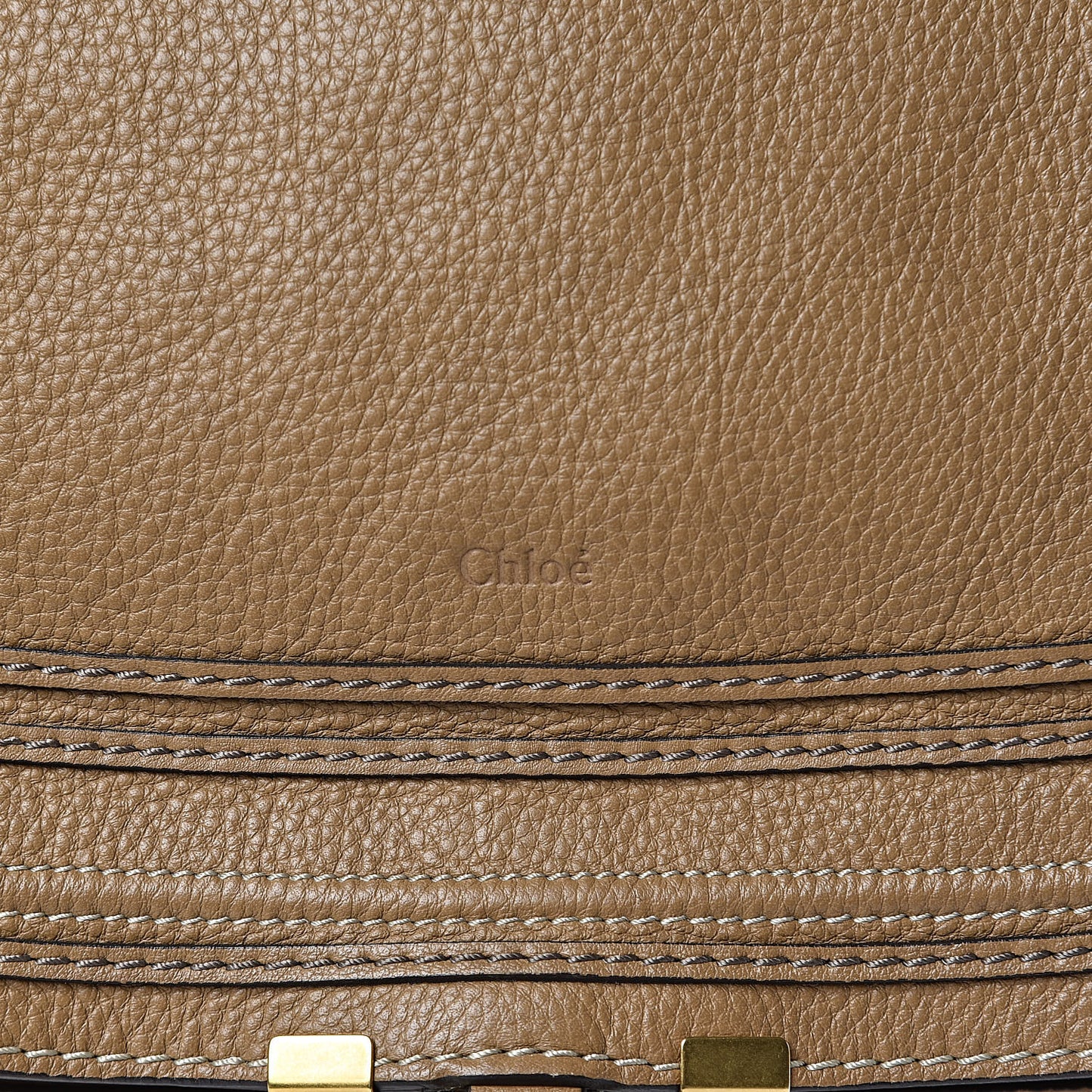 Calfskin Large Marcie Satchel Nut