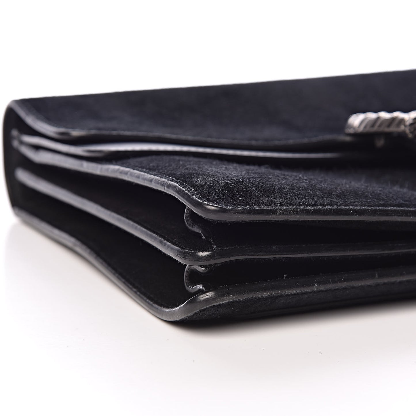 Suede Medium Dionysus Shoulder Bag Black