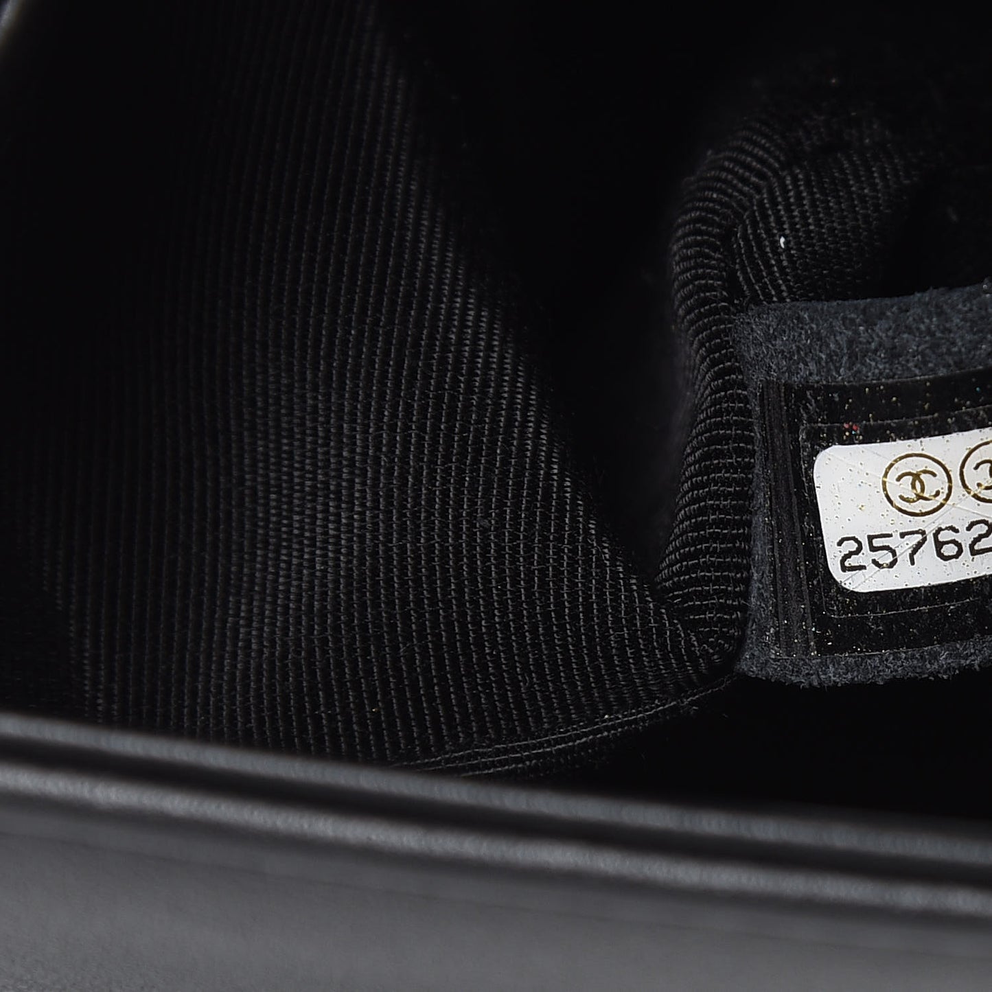 Calfskin Quilted Medium Boy Flap Black