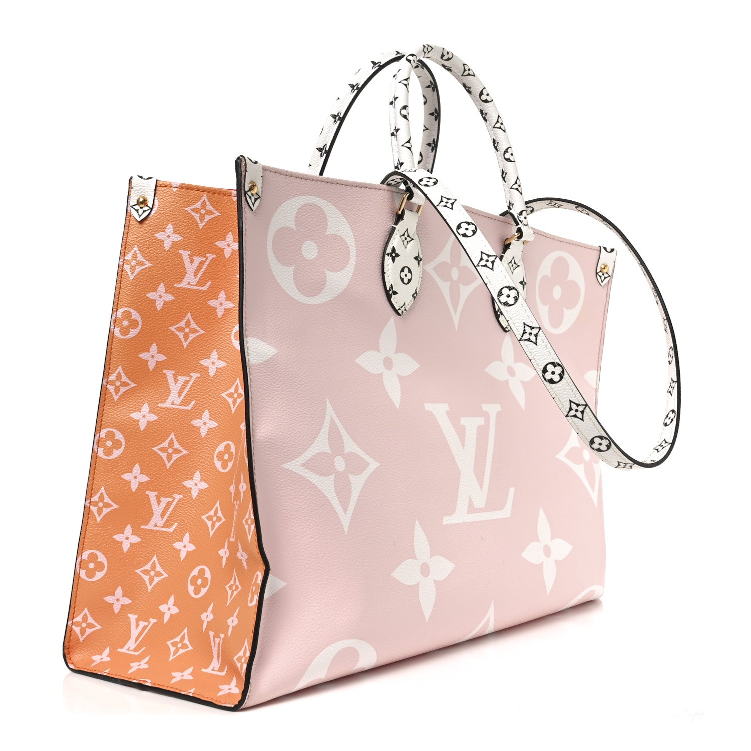 Louis Vuitton Monogram Giant Onthego GM Rouge Rose 3 of 9