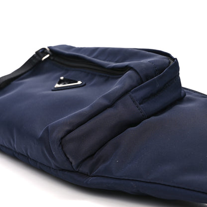Prada Tessuto Nylon Montagna Belt Bag Blue 8 of 8