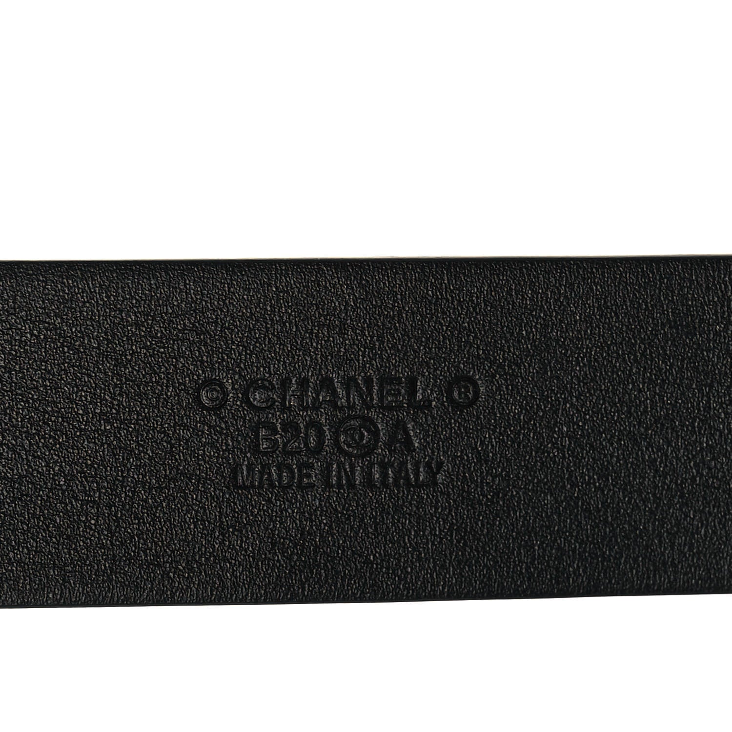 Chanel Lambskin CC Pearl Chain Belt 75 30 Black 3 of 5