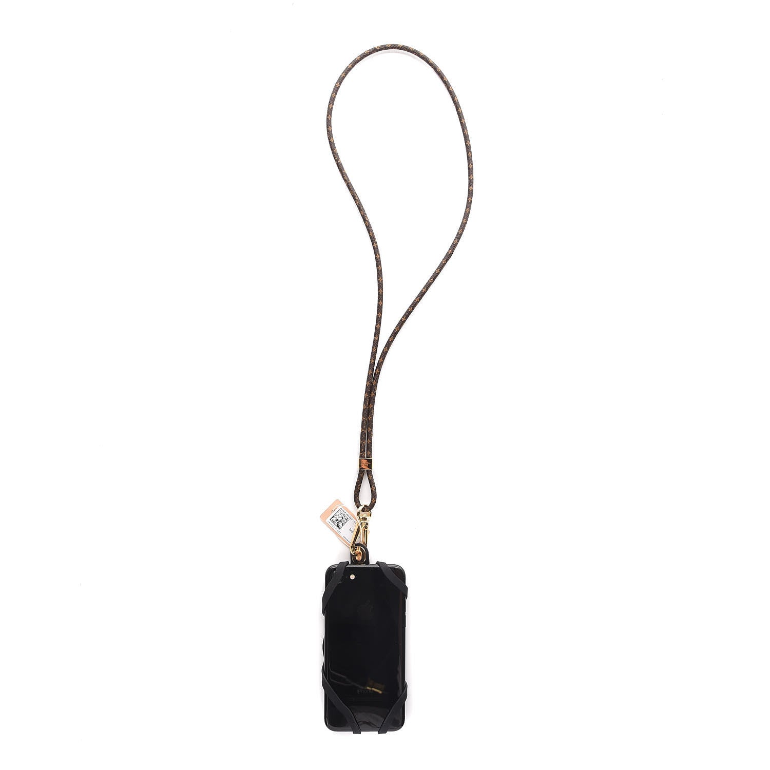 Louis Vuitton Monogram Silicone Louise Phone Holder Black 3 of 6
