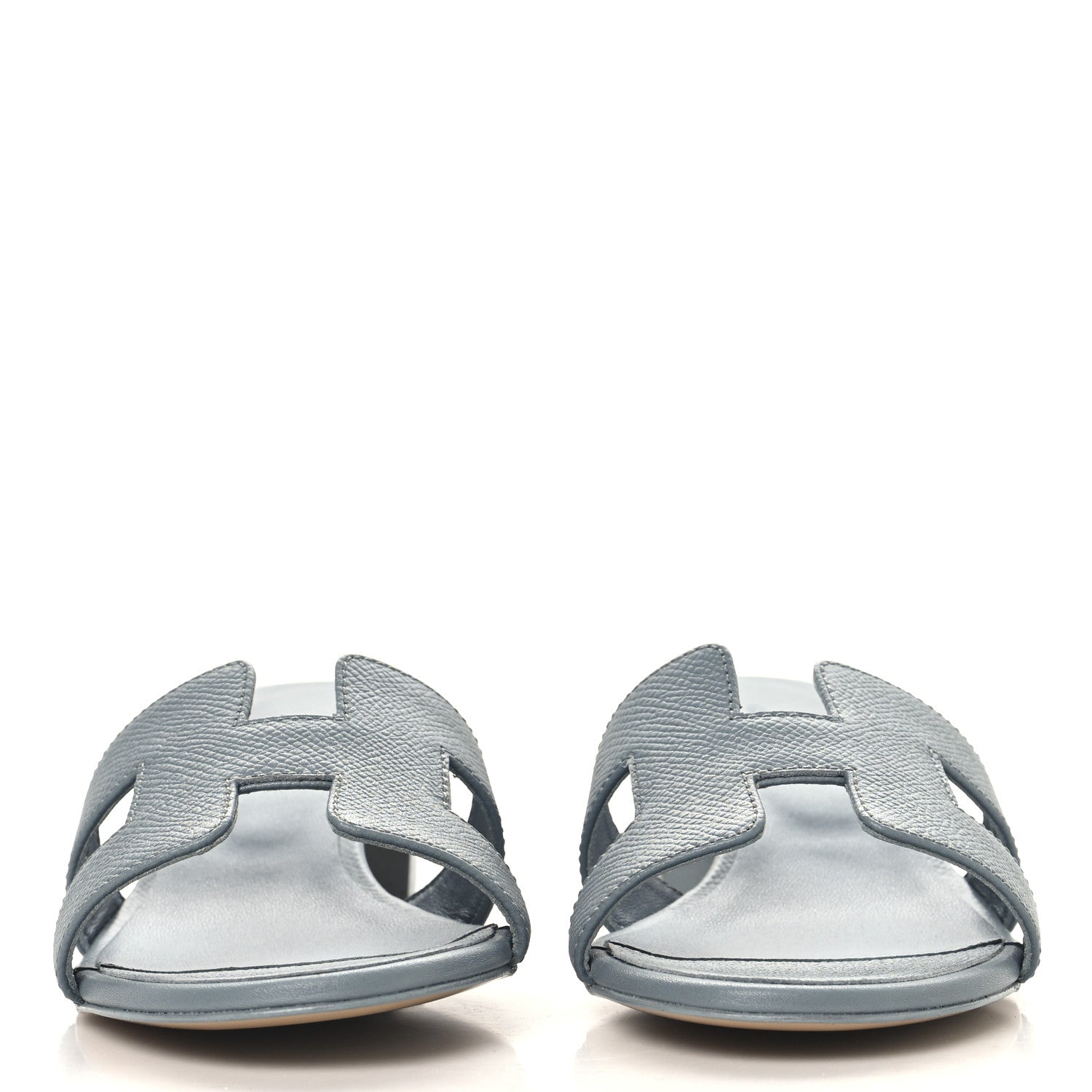 Hermes Epsom Oasis Sandals 35 Gris Antarctique 3 of 10