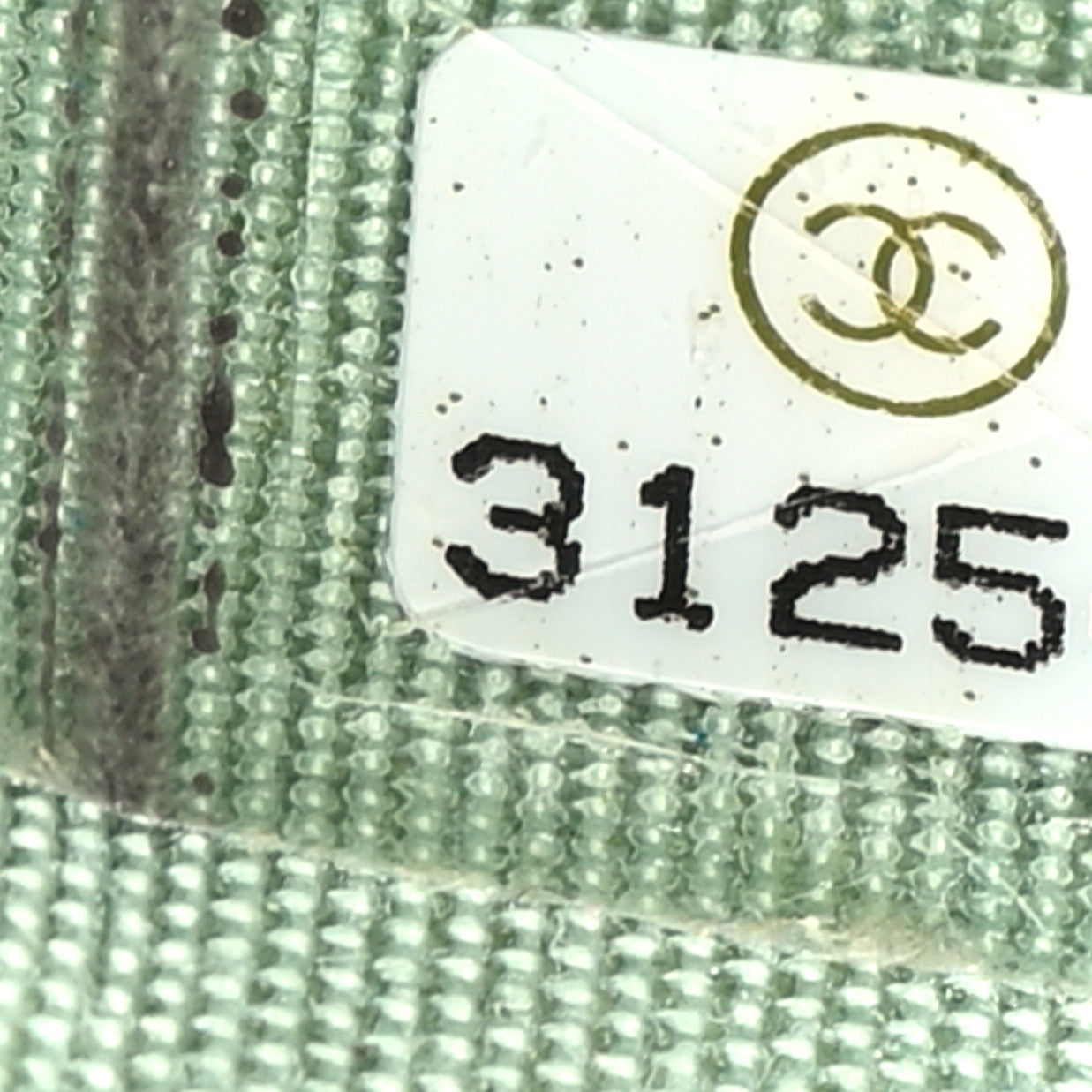 Chanel Iridescent Caviar Quilted Pearl On Top Coin Purse With Chain Light Green 7 of 7