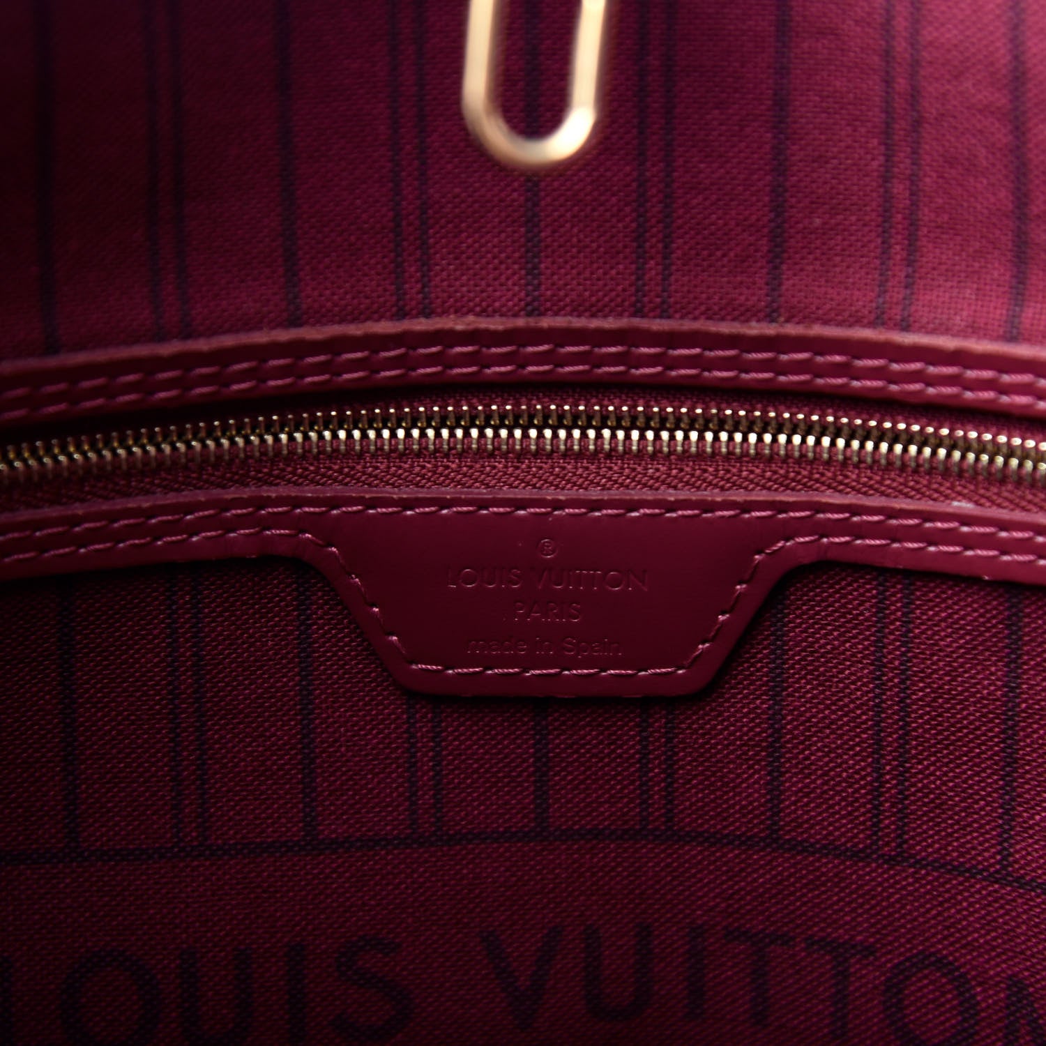 Louis Vuitton Monogram Totem Neverfull MM Magenta 6 of 10