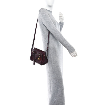 Alexander McQueen Pebbled Calfskin Mini Padlock Tote Bordeaux 2 of 12