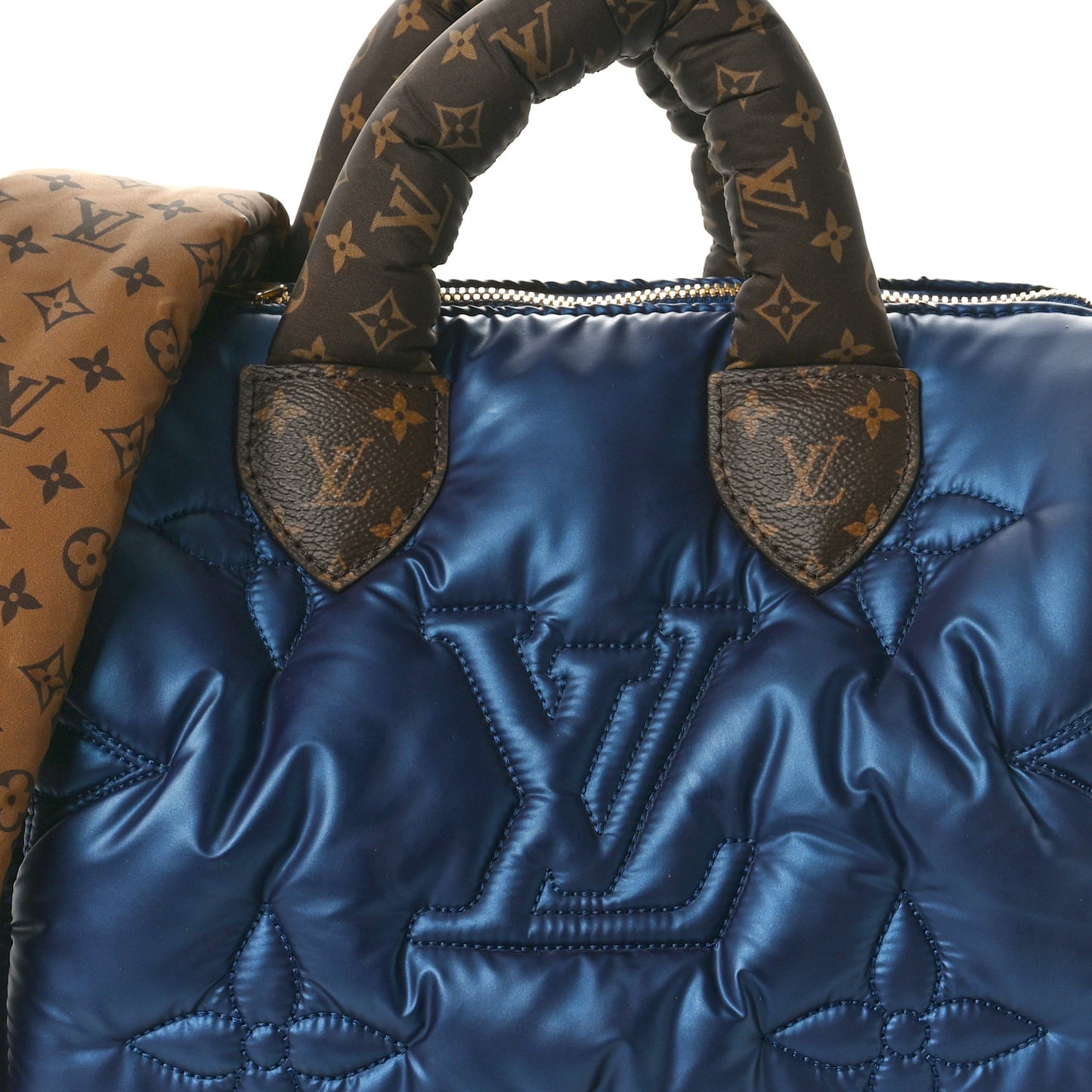 Econyl Mini Monogram Pillow Speedy Bandouliere 25 Navy