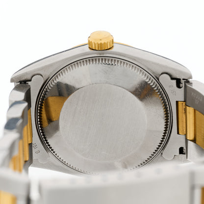 Rolex Stainless Steel 18K Yellow Gold 31mm Oyster Perpetual Datejust Watch White Roman 67483 4 of 4