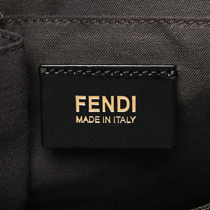 Fendi Pebbled Calfskin Small Chameleon Tote Black 6 of 11
