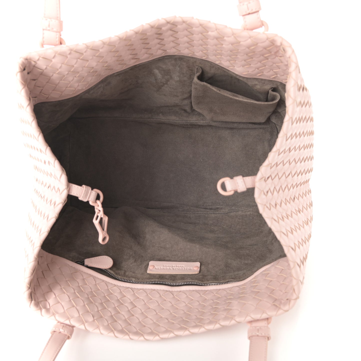 Nappa Intrecciato Tote Bag Petal Pink