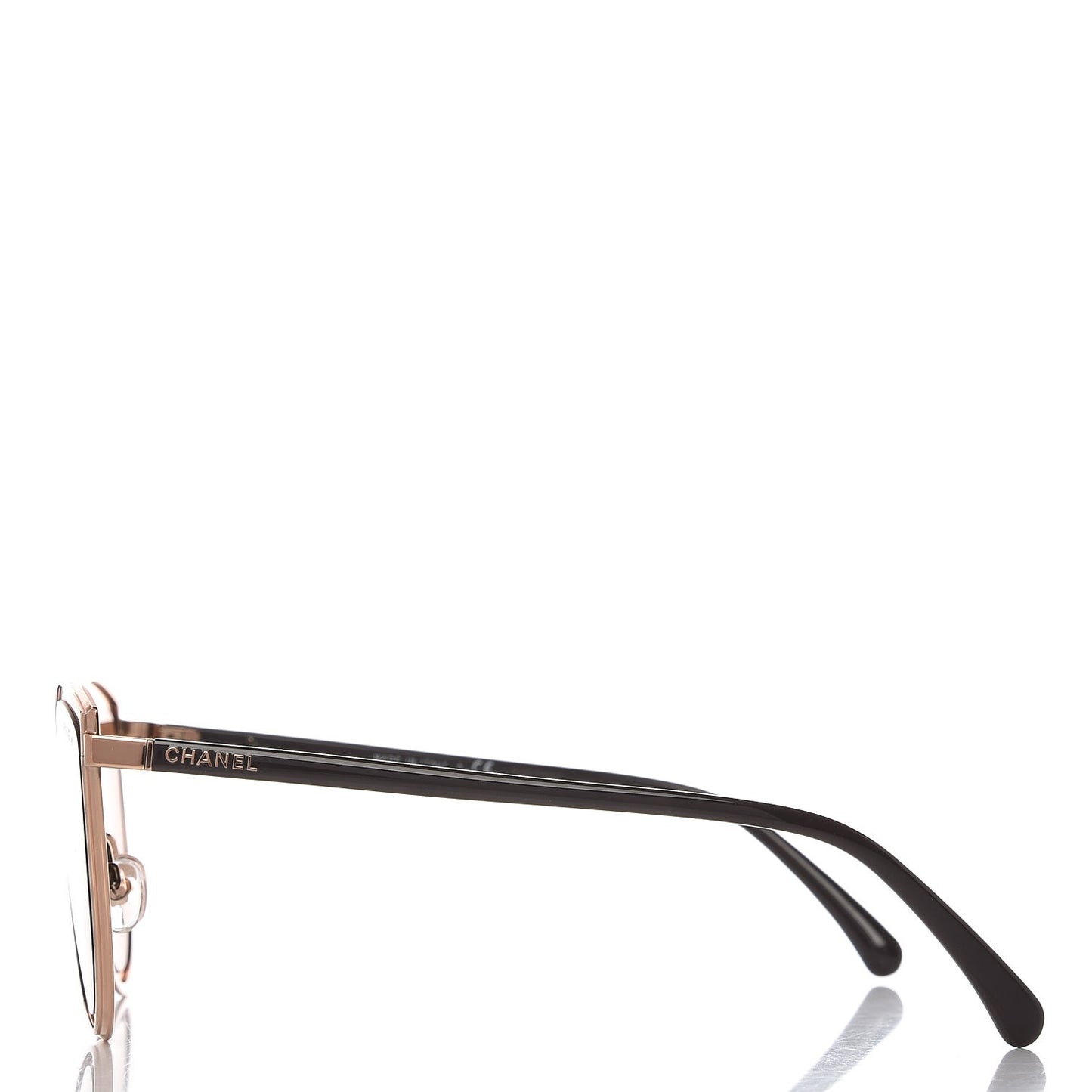 Metal Cat Eye Sunglasses 4222 Pink Gold