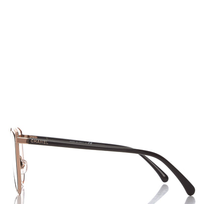 Chanel Metal Cat Eye Sunglasses 4222 Pink Gold 3 of 7