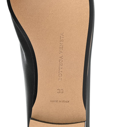 Bottega Veneta Nappa Almond Flats 38 Black 7 of 8
