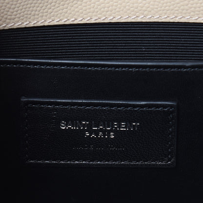 Saint Laurent Grain De Poudre Classic Kate Monogram Clutch Nude Powder 6 of 14