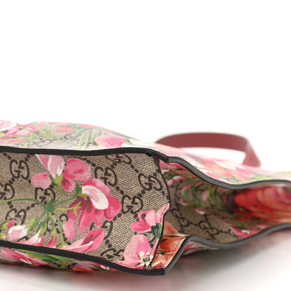 Gucci Soft GG Supreme Monogram Blooms Vertical Tote Beige Multicolor Dry Rose 10 of 10
