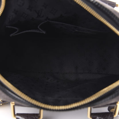 Louis Vuitton Suede Stamped Bowling GM Grey 5 of 10