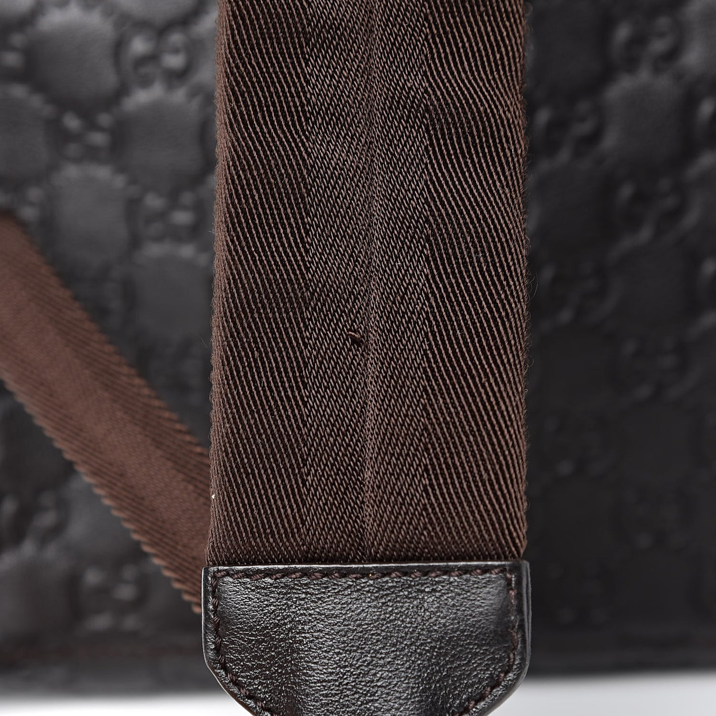 Guccissima Medium Classic Backpack Dark Brown