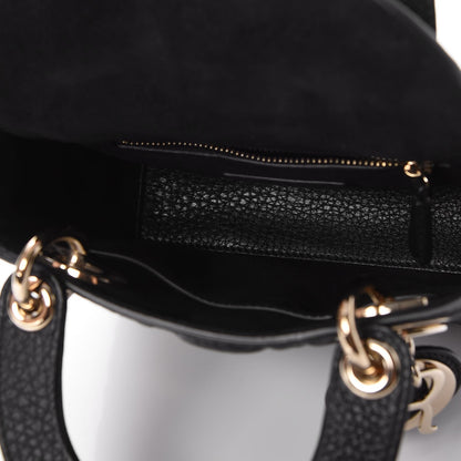 Christian Dior Calfskin Cannage Mini Lady Dior Black 5 of 7