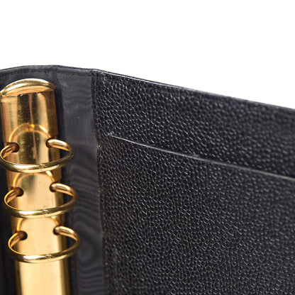 Chanel Caviar CC Medium Ring Agenda Planner Black 11 of 16