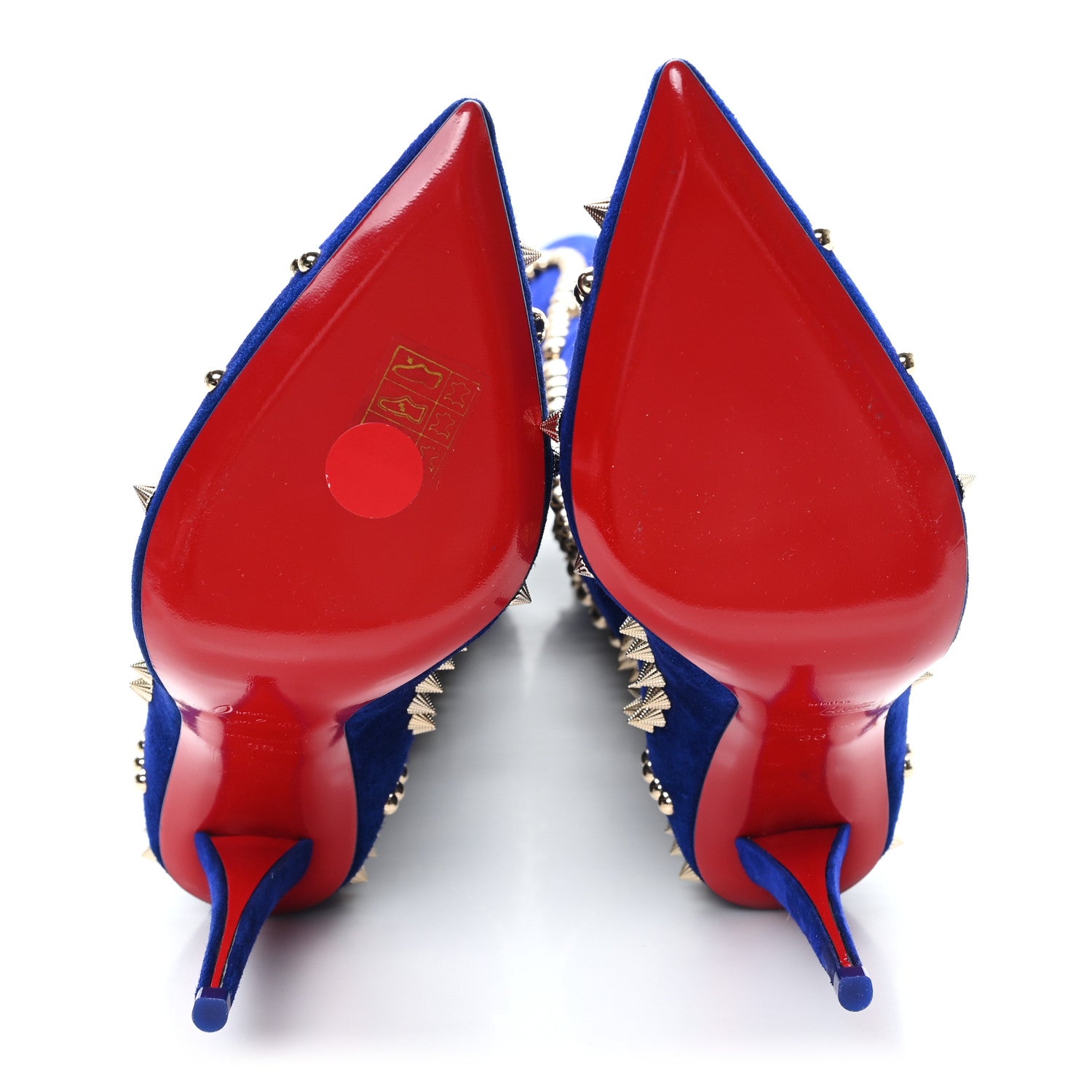 Christian Louboutin Suede Spiked Astrilarge Botta Pika Knee Boots 36 Night 5 of 6