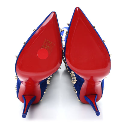 Christian Louboutin Suede Spiked Astrilarge Botta Pika Knee Boots 36 Night 5 of 6