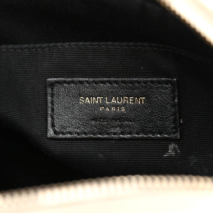 Saint Laurent Calfskin Matelasse Monogram Lou Camera Bag Crema Soft 6 of 21