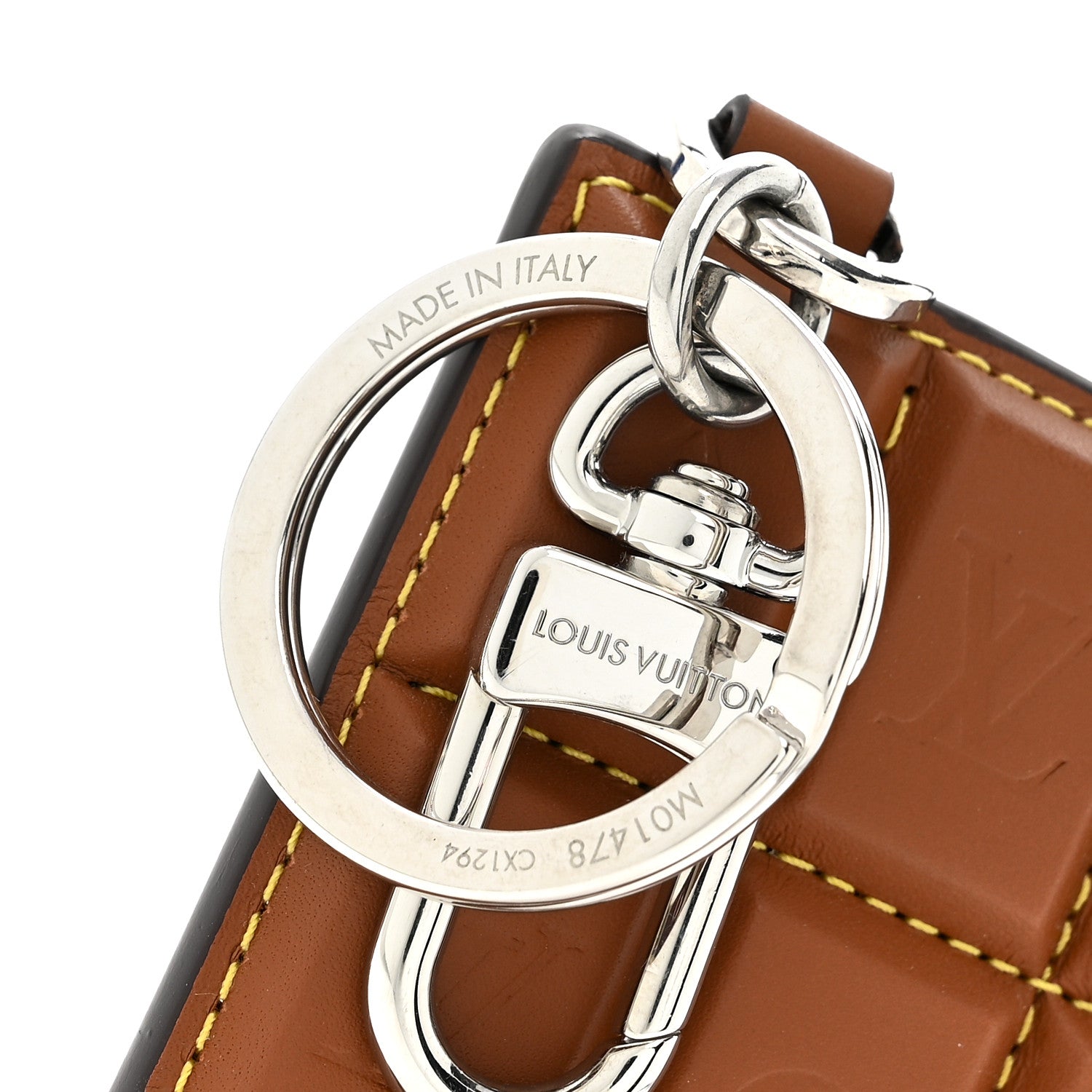 Louis Vuitton Monogram LV Chocolate Bar Bag Charm Key Holder 3 of 4