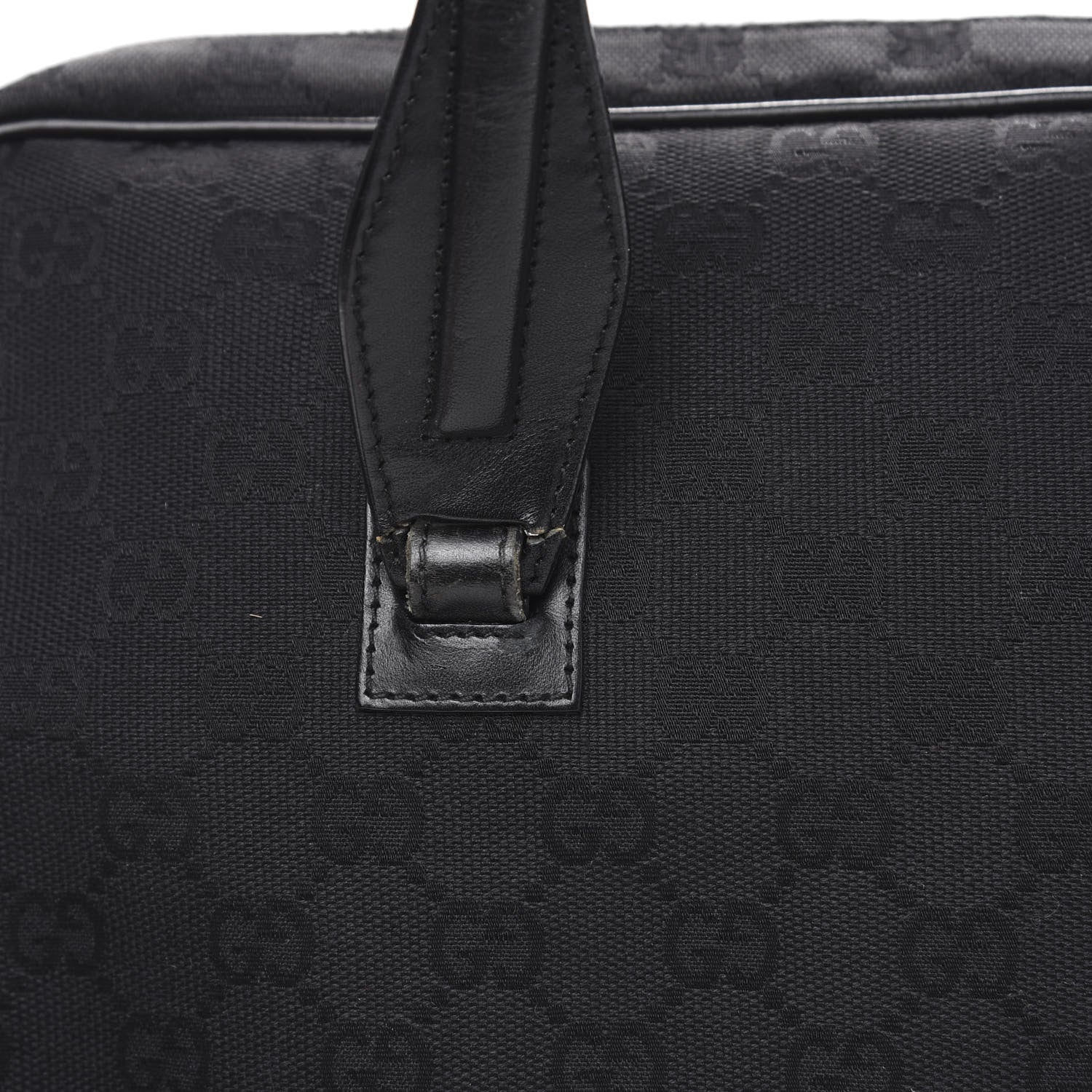 Gucci Monogram Tote Bag Black 12 of 15