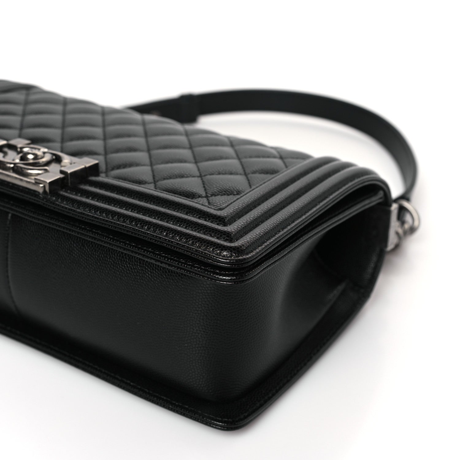 Chanel Caviar Quilted Medium Boy Flap Black 9 of 9