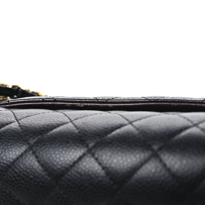 Chanel Caviar Quilted Medium Double Flap Black 11 of 11