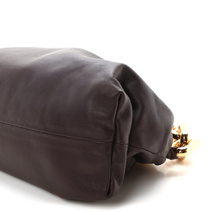 Bottega Veneta Calfskin The Pouch Chain Grape 10 of 10