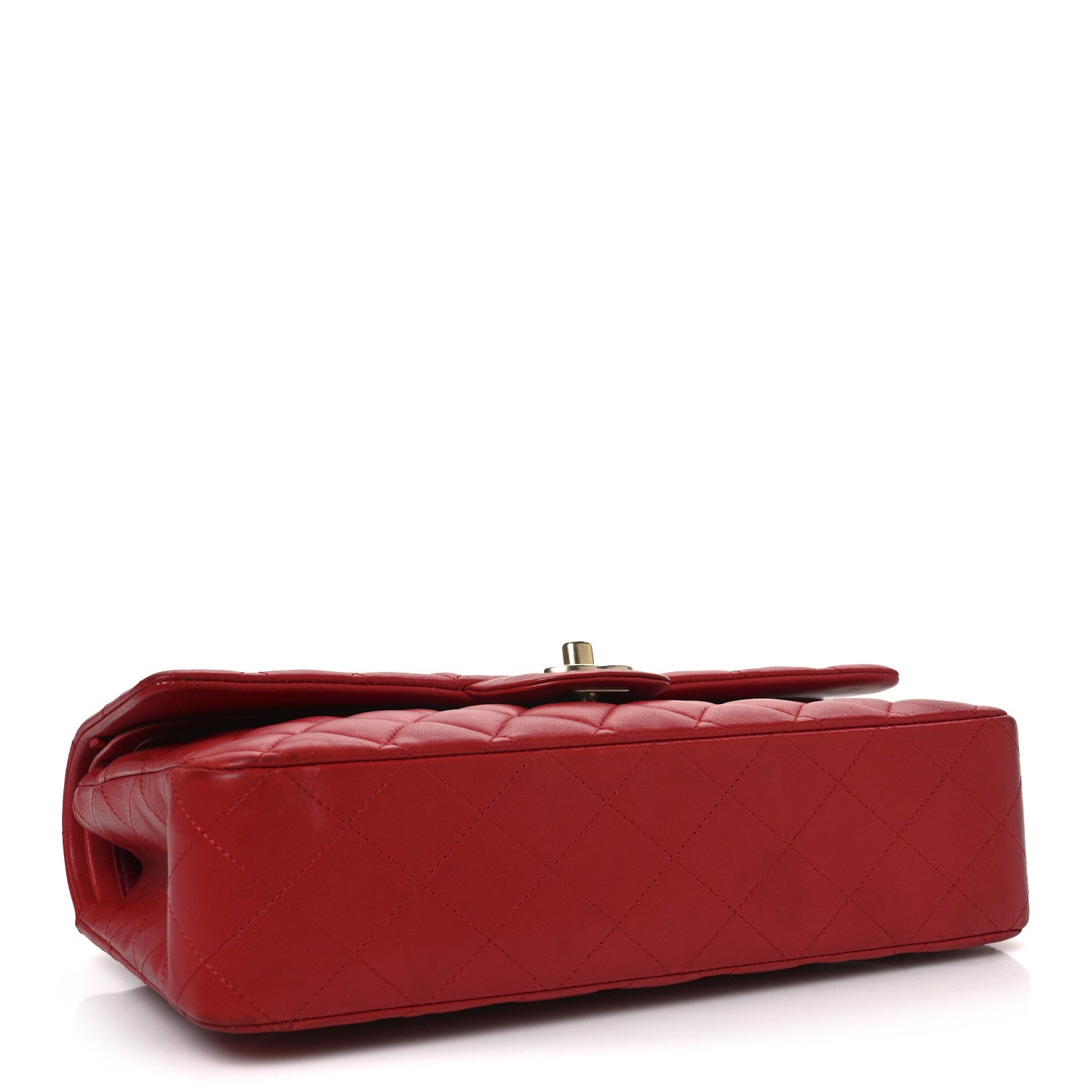 Chanel Lambskin Quilted Medium Double Flap Red 7 of 37