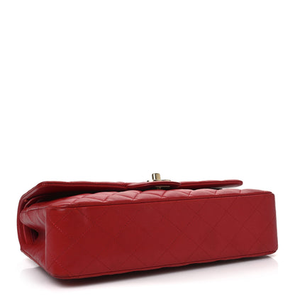 Chanel Lambskin Quilted Medium Double Flap Red 7 of 37