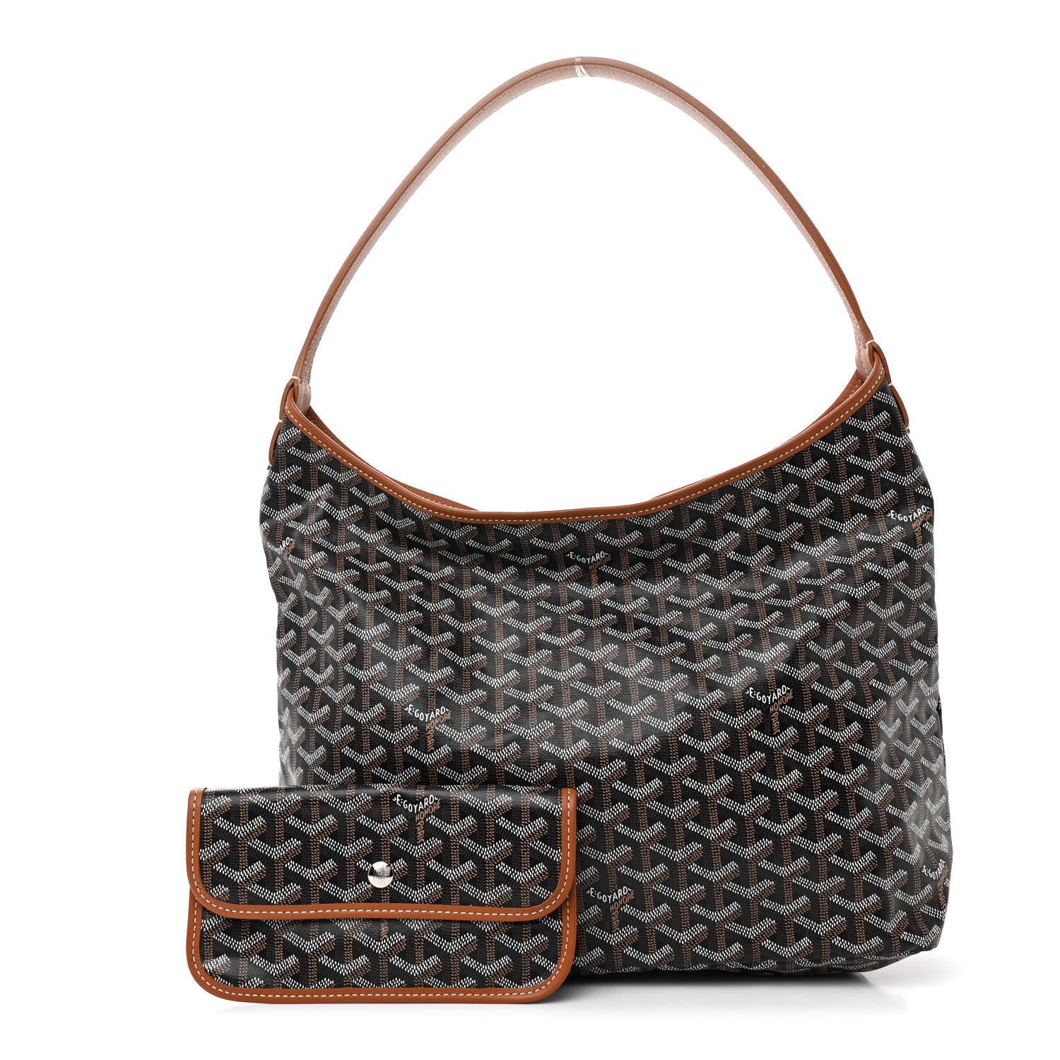 Goyard Goyardine Boheme Hobo Black Gold 3 of 10