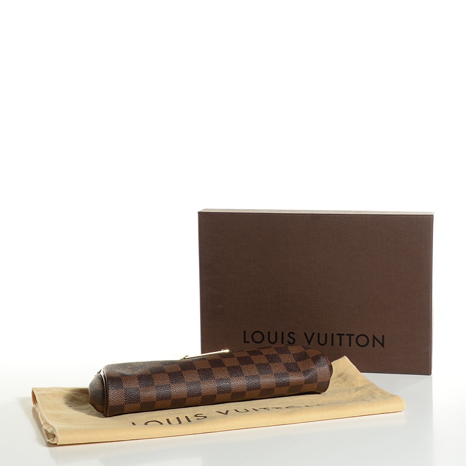 Louis Vuitton Damier Ebene Eva Clutch 4 of 8