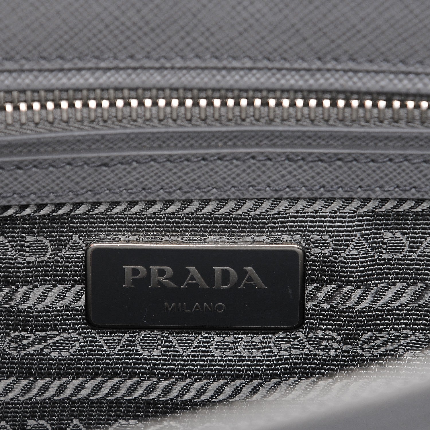 Prada Saffiano Small Galleria Double Zip Tote Marmo 7 of 9