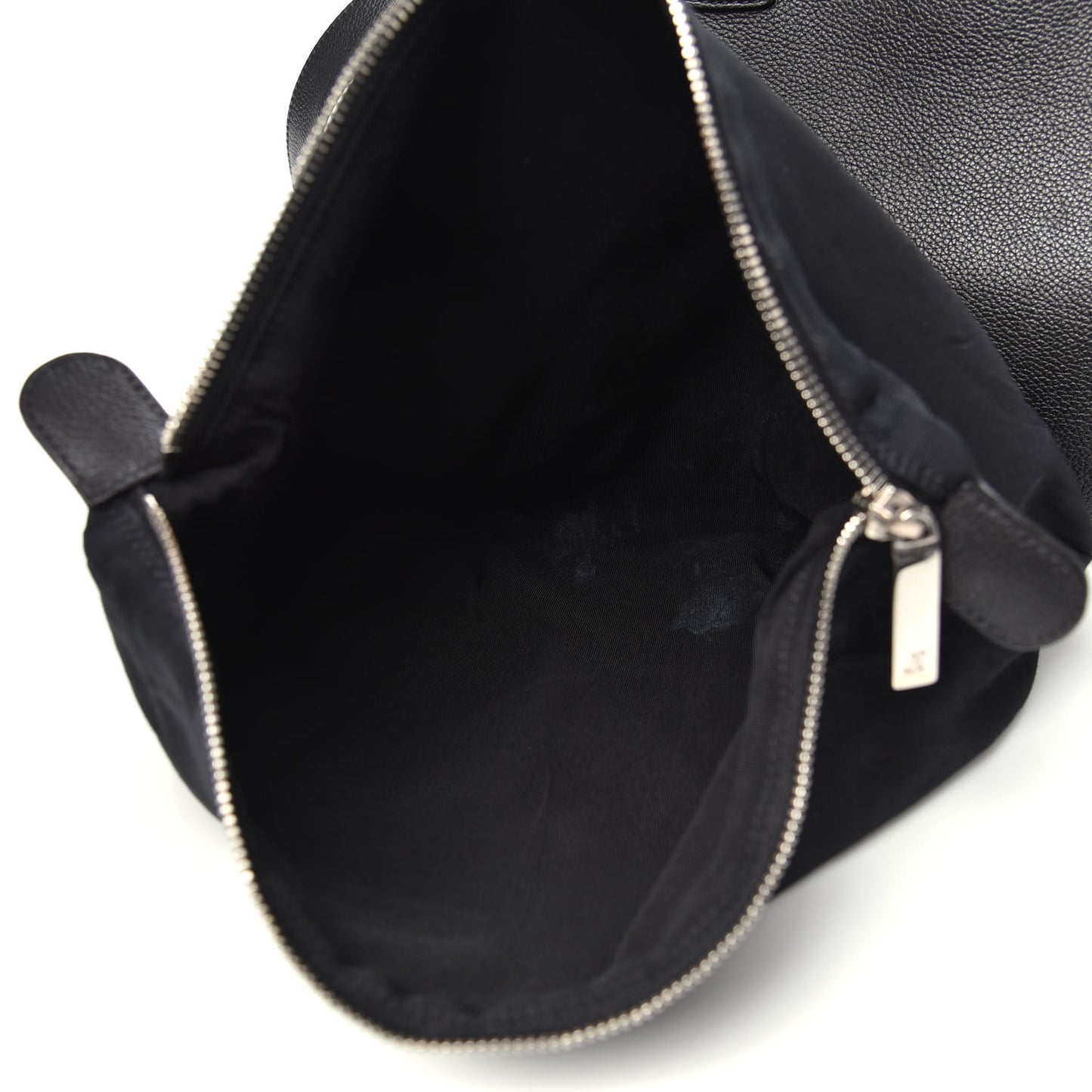 Calfskin Cerf Executive Shopper Tote Black