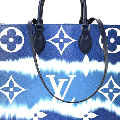 Louis Vuitton Monogram Escale Onthego GM Blue 8 of 10