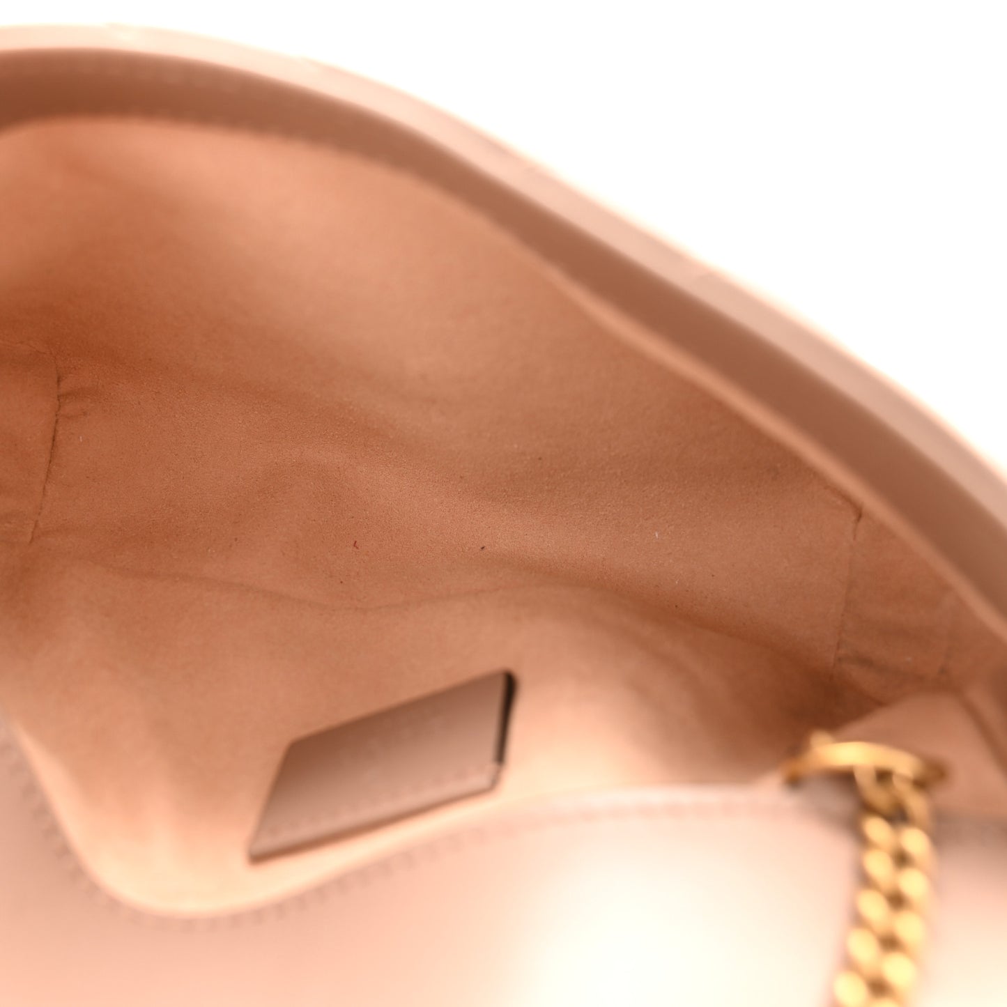 Calfskin Matelasse Super Mini GG Marmont Shoulder Bag Porcelain Rose