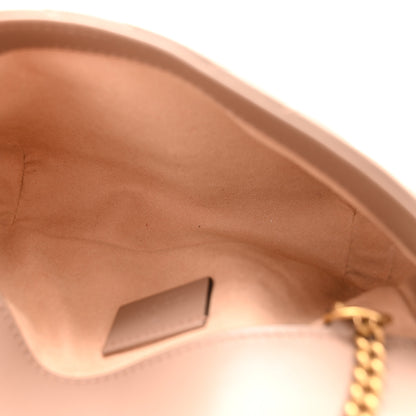Gucci Calfskin Matelasse Super Mini GG Marmont Shoulder Bag Porcelain Rose 5 of 11