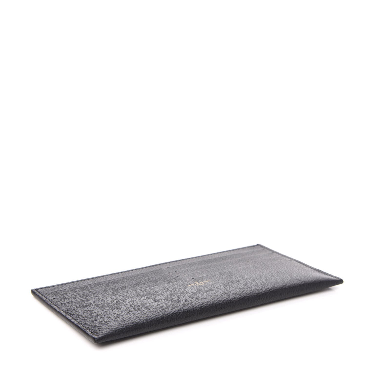 Louis Vuitton Calfskin Felicie Chain Wallet Card Holder Insert Black 4 of 7