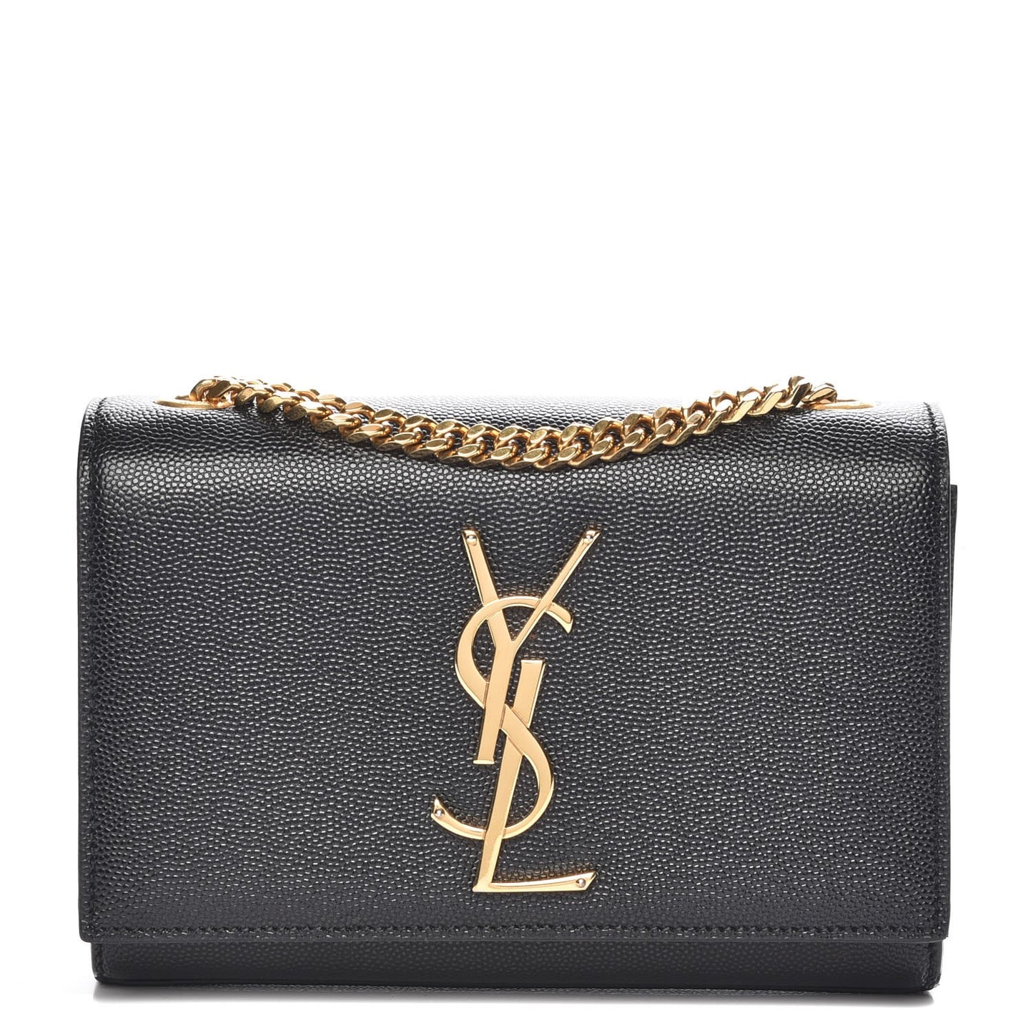 Grain De Poudre Small Monogram Kate Satchel Black