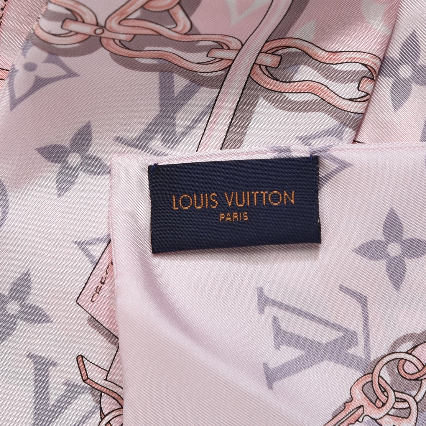 Silk Monogram Confidential Bandeau Light Pink