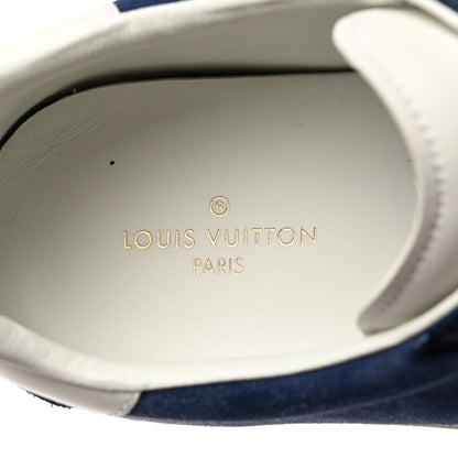 Louis Vuitton Suede Mens Sneakers 9 Blue White 7 of 11
