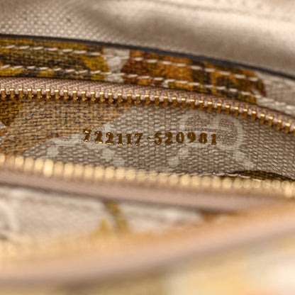 Gucci GG Supreme Monogram Water Flora Web Studded Mini Ophidia Flap Shoulder Bag Beige White Multicolor 7 of 12