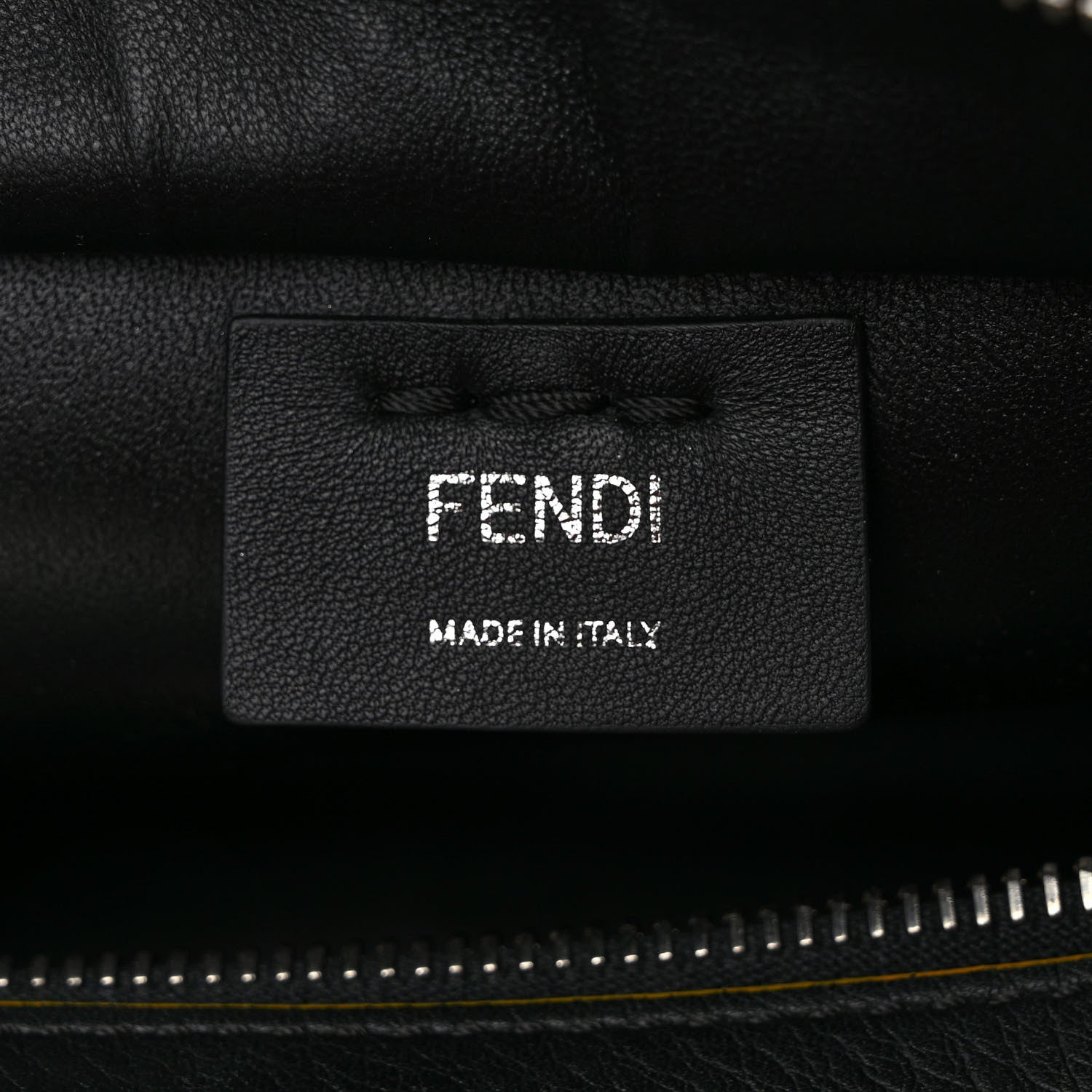 Fendi Vitello Dolce Mini 3Jours Tote Black 6 of 9